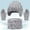 Light Gray, variant on Kids Winter Hats Gloves Scarf Set, Children Beanies Hats Warm Lined Beanie for Ages 2-12 Years Boys Girls