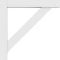 thumbnail image 3 of 3"W x 30"D x 30"H Standard Traditional Architectural Grade PVC Bracket with Block Ends, 3 of 11