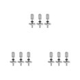 thumbnail image 4 of relayinert Stainless Steel Surfboard Screw Portable Detachable M4 Manual Screws Outdoor Activity Paddle Board Replacement Bolts 3PCS 3Set, 4 of 6