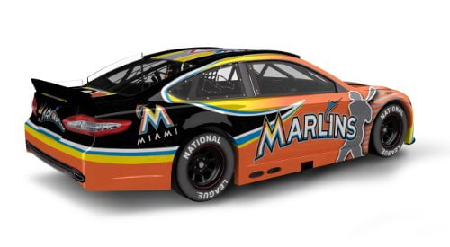 Miami Marlins Major League Baseball Hardtop Diecast Car 1:64 Scale