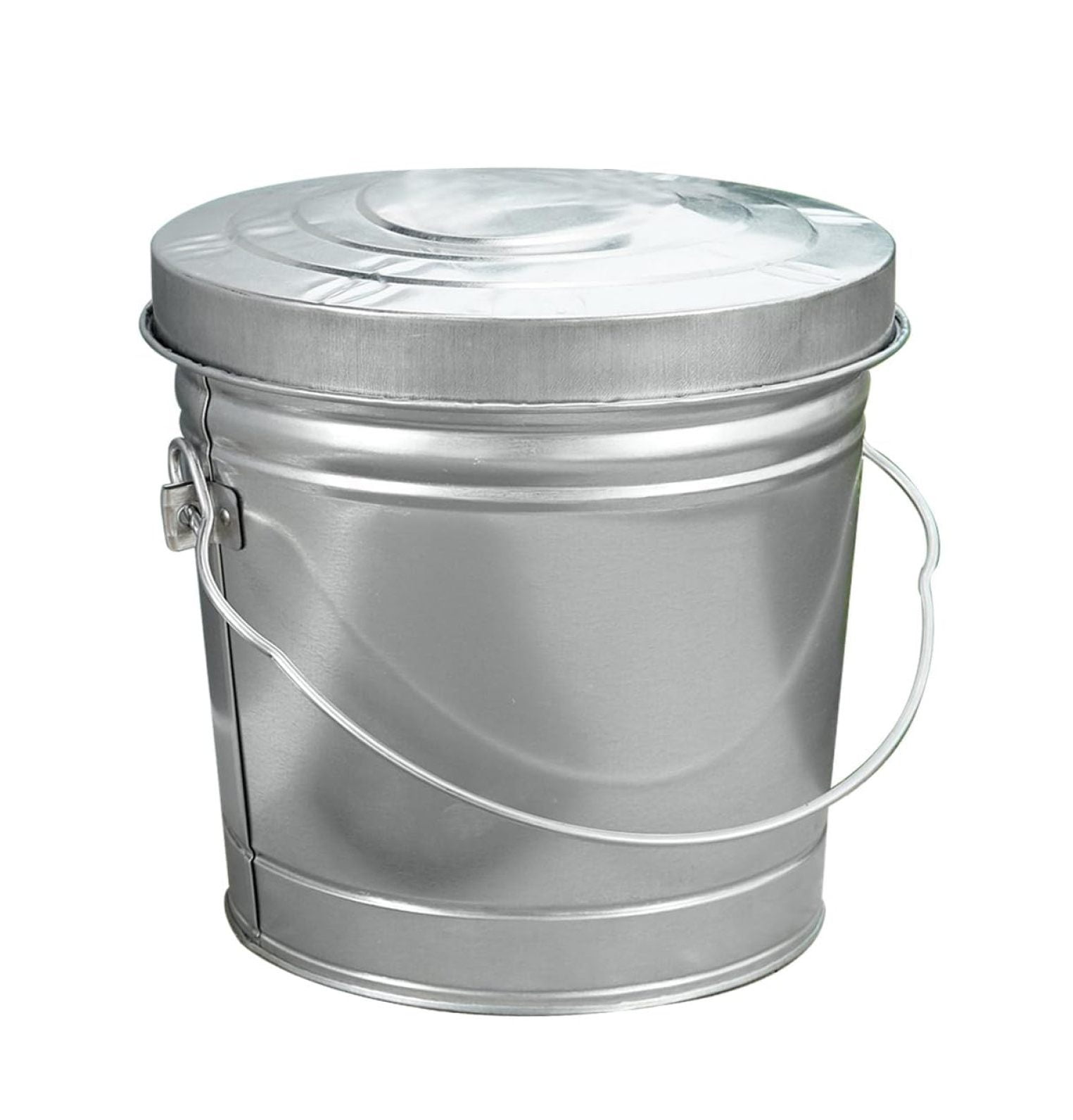 Toter Outdoor Large 48 Gallon Trash Can with Attached Lid