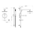 thumbnail image 5 of ZLINE El Dorado Shower System in Matte Black (ELD-SHS-MB), 5 of 6