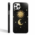 thumbnail image 1 of Tobelint Case for iPhone 14 Pro,Sun Moon Stars Pattern Case with Side Print,Slim Bumper Full Cover, 1 of 5