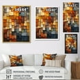thumbnail image 4 of Designart "Earthy Euphony Hardedge Art wall decor II" Abstract Canvas Print, 4 of 5