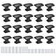 thumbnail image 1 of Paquete de 20 Pomos para Armarios de Cocina, 1.2 Pulgadas(30mm), Tiradores de Cajones, Herrajes para Armarios, Pomos para Cajones de Armario, Negro, 1 of 7
