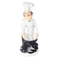 thumbnail image 1 of Estatuilla de Chef ANGGREK Estilo Rural Americano Resina 12,5 x 11 x 28 cm, 1 of 8