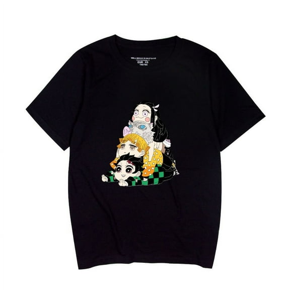 Kamado Nezuko Mens AnimeKamado Nezuko  T-Shirt Kimetsu no Yaiba Shirt - Tanjiro Kamado Tee  Short-sleeved, breathable top for summer