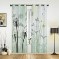 thumbnail image 3 of Bee Daisy Marble Wood Grain Large Curtains For Living Dining Modern Simple Curtains Finished Curtains For Dining Room Bedroom, 3 of 7