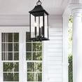 thumbnail image 2 of Elegant Lighting Shepard 8 X 20.5" Outdoor Pendant In Black, 2 of 9