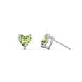 thumbnail image 2 of Heart Birthstone Stud Earrings, 2 of 4