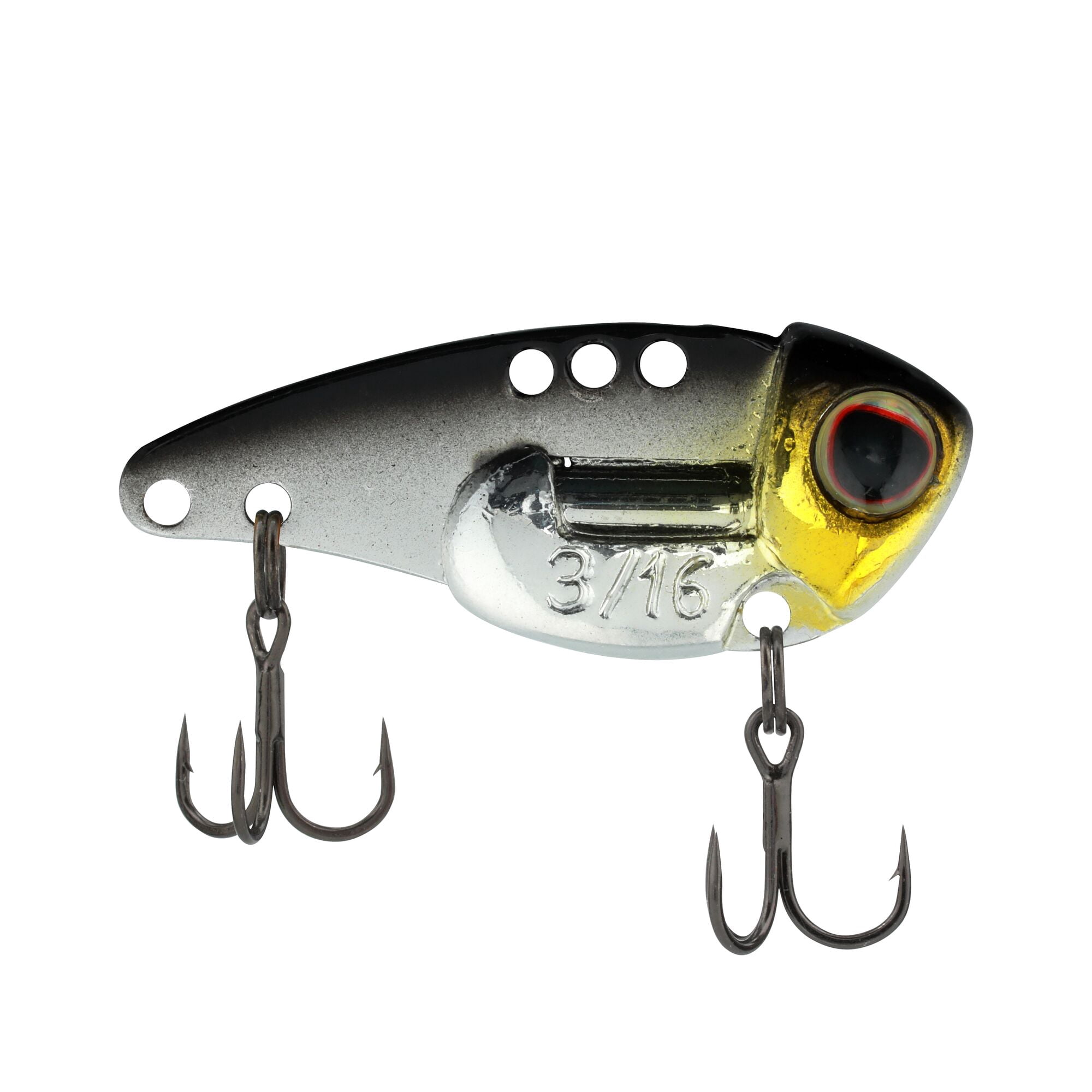 Berkley ThinFisher™, 1.5 in, Blade Baits, Black Silver (1 Count)