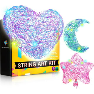 Loiion 3D String Art Kit for Kids-Arts and Crafts for Girls Ages 8-12,Makes  Light-Up Lanterns with Light, Ideas Toys for Girls, Birthday Gifts for