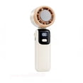 thumbnail image 4 of weibbin Portable Handheld Fan with Digital Display USB Rechargeable Mini 5 Speeds Cooling Fan for Travel Office, 4 of 5