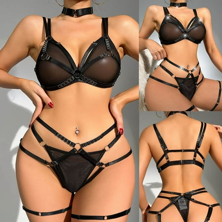 

Tawop Sleep Bras For Women Women S Stretch Mesh Black M