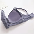 thumbnail image 4 of KBODIU Plus Size 1PC Comfort Wirefree Everyday Bra Women Embroidered Glossy Breathable Bra Underwear No Rims Gathering Bra Anti-Sagging Wireless Full-Coverage Bra, 4 of 6