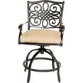 thumbnail image 3 of Hanover Monaco 3-Piece High-Dining Bistro Set, 3 of 8
