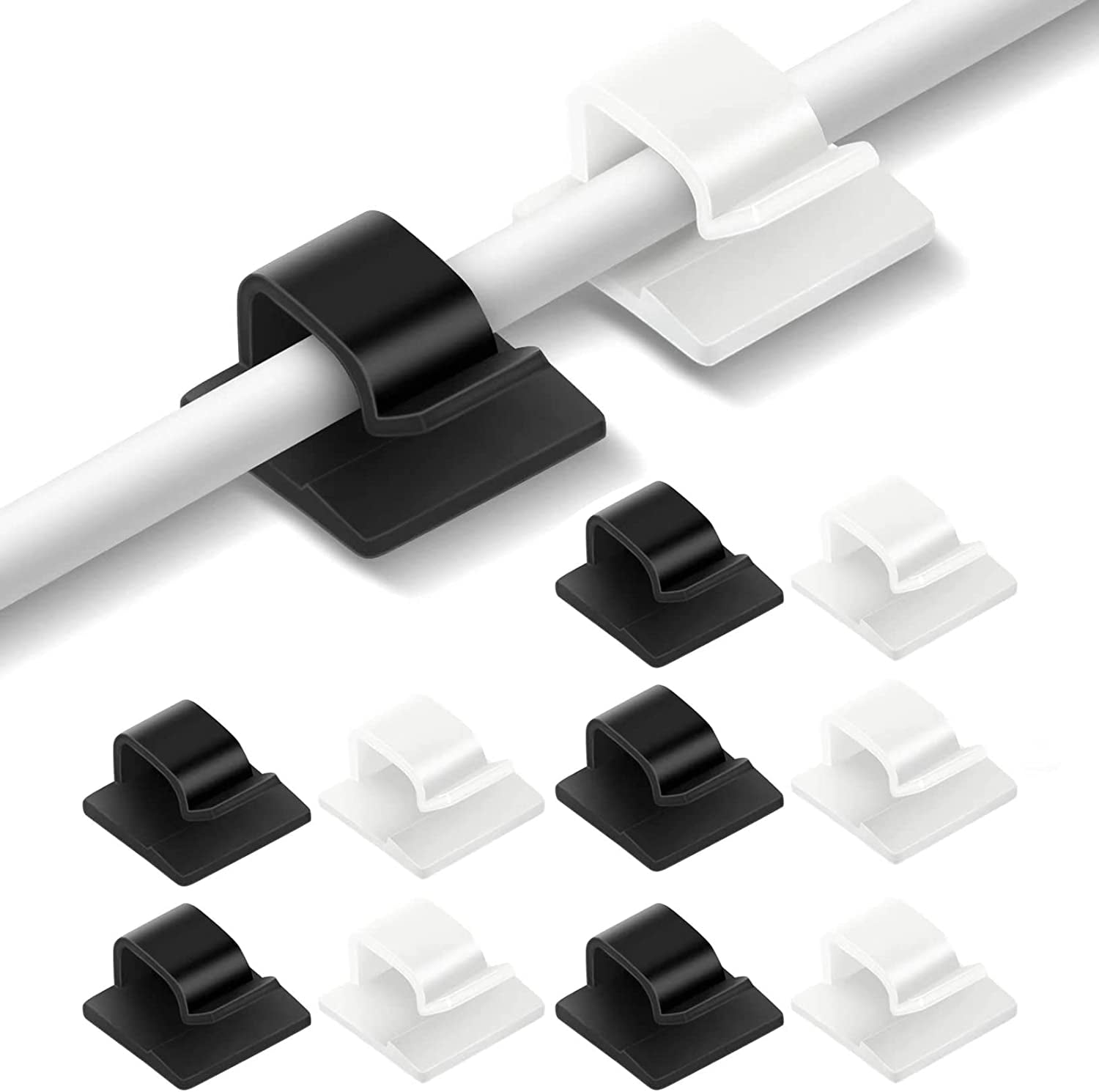 200 Pcs Cable Clips. Adhesive Cable Organizer Cord Holder Wire Clip