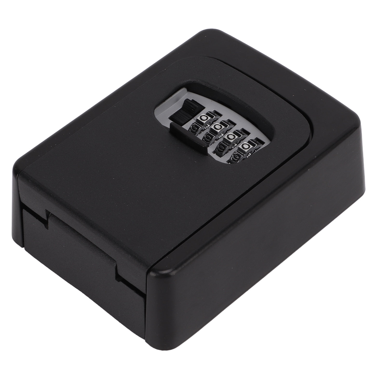 YOUTHINK Outdoor Key Box,Black Key Storage Lock Box Wall Mounted Security 4 Digit Combination Key Lockbox For Outdoor Indoor,Key Storage Lock Box