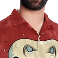 thumbnail image 5 of Tiny teeth Men's Short Sleeve Button Down Casual Poplin Shirts for Summer Beach, Printed Design - Unisex, 5 of 6