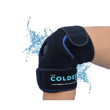 The Coldest Knee Ice Pack Wrap, Hot and Cold Therapy-Best for Meniscus Tear, Injury Recovery, Bursitis (Best Way To Treat Bursitis)
