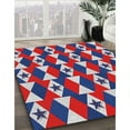 thumbnail image 2 of Ahgly Company Indoor Rectangle Patterned Blue Gray Novelty Area Rugs, 7' x 10', 2 of 6