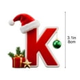 thumbnail image 3 of Moocorvic Christmas Decorations 26 Initial Letter Ornaments, Acrylic Christmas Tree Decoration Personalized Hanging Pendant Xmas Alphabet(K), 3 of 6