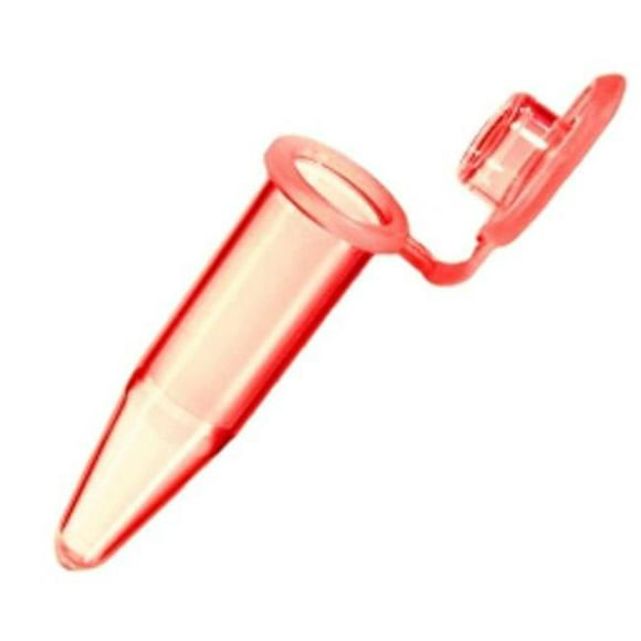 Tube Microcentrifuge de 1,5 ml - 1000 pk - Rouge