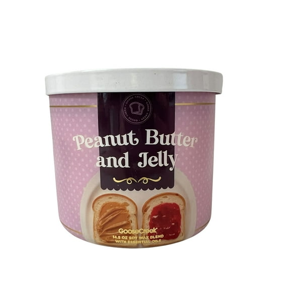 Goose Creek Peanut Butter and Jelly (Raspberry & Strawberry) 3 Wick Candle 14.5 oz
