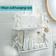 thumbnail image 5 of Estante de baño de pared, estantes flotantes, estante adhesivo, uso flexible del espacio de pared, estante de exhibición adhesivo para sala de estar, dormitorio, baño, cocina, 2 piezas., 5 of 6