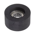 thumbnail image 1 of Unique Bargains Roulement à Rouleau à Poulie en PU 8x35x18 mm, Roue de Guidage Revêtue de Polyuréthane pour Usage Industriel, Noir, 1 of 5