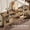 Rustic Brown, variant on Tribesigns 3-Drawer Sofa Console Table, 70.9-Inch Farmhouse Entryway Table with Raised Baffle and Storage Shelves for Living Room, Brown