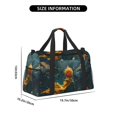thumbnail image 3 of Fotbe Whimsical Starry Night Scene Bolsa de Viaje con Estampado, Bolsa de Fin de Semana para Mujer con Compartimento para Zapatos, Bolsa de Gimnasio con Bolsillo Húmedo, 3 of 7