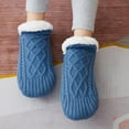 thumbnail image 3 of Unisex Fluffy Fuzzy Warm Slipper Socks for Men Women, Thick Fleece Lined Non-Slip Socks Indoor Floor, 3 of 6