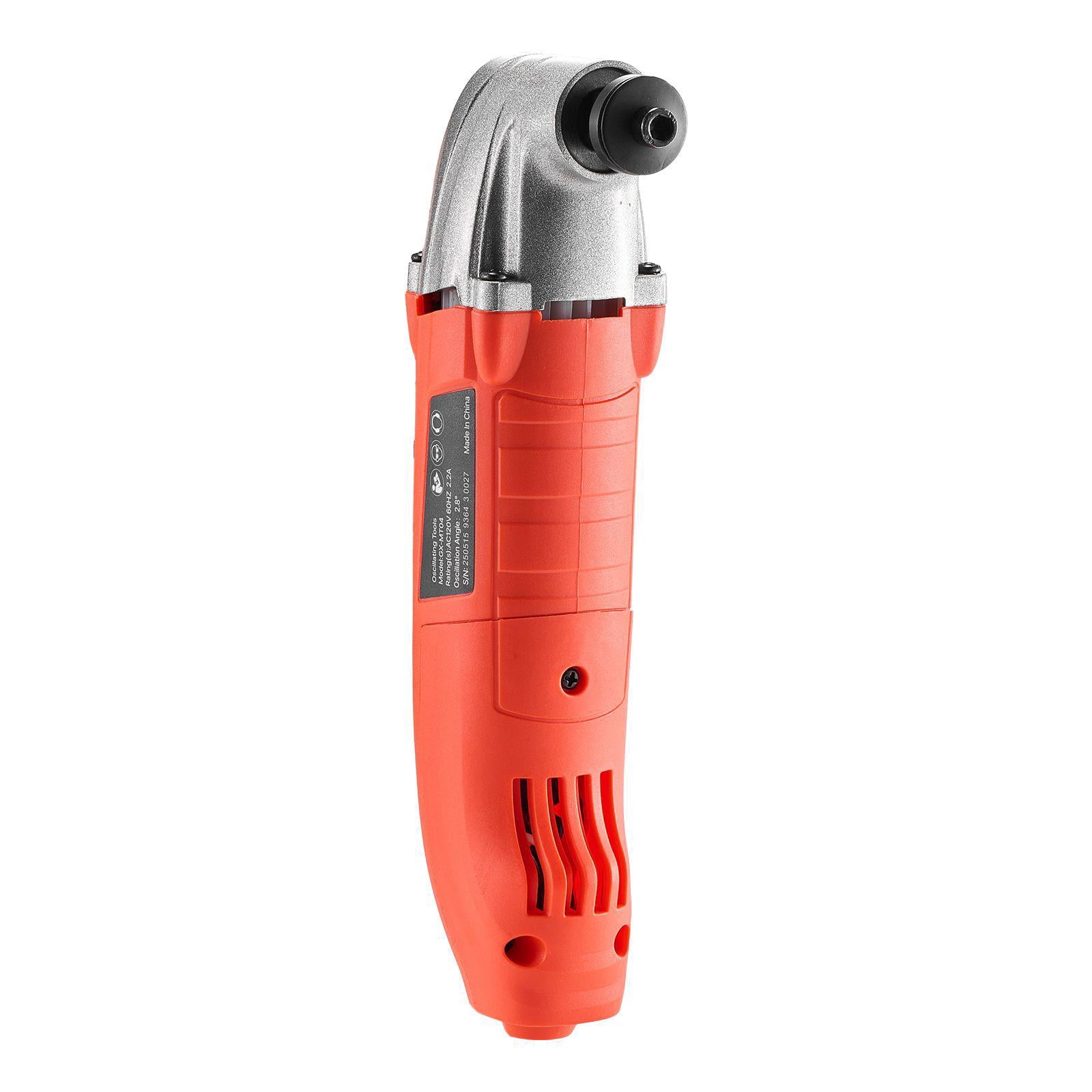 Reciprocating Multi Tool Set 2.2A 22000 OPM Corded 2.8 Degree Angle with 7 Piece Saw Blade Kit for Cutting Scraping Sanding Floor Removal