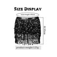 thumbnail image 3 of DcoolMoogl Women Belly Dance Hip Sequin Tassel Skirt Sparkly Fringe Scarf Wrap Rave Costume Space Cowgirl Outfit, 3 of 7