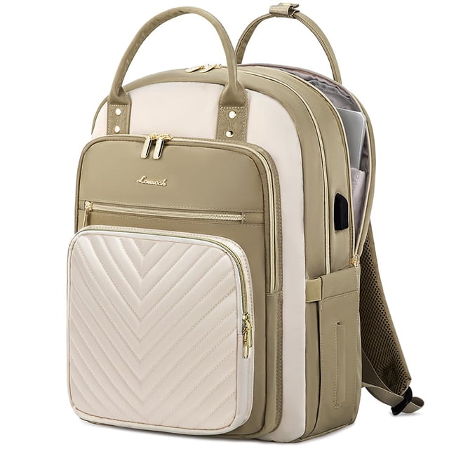Mochila para portátil LOVEVOOK resistente al agua para mujer de 15,6/17,3 pulgadas