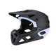 thumbnail image 5 of Casco de ciclismo integral con ajuste ajustable y visera de protección solar para varios Negro Azul, 5 of 9
