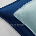 thumbnail image 4 of HIG Light Weight Down Alternative Comforter, Twin, Navy, Reversible, 4 of 7