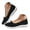 Black, variant on Slip on Falt Shoes for Women Memory Foam Mesh Casual Shoe Summer Breathable Walking Loafers for Daily Wear Size 6.5 White