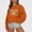 Orange, variant on CaiJunJia Sweatshirts for Womens Women's Fall Letter Graphic Crewneck Sweatshirt Winter Long Sleeve Casual Drop Shoulder Pullover Tops