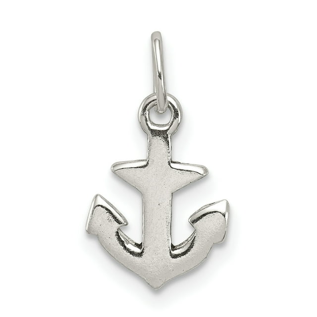 Collier pendentif ancre en argent sterling 925 avec breloque bord de mer