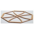 thumbnail image 4 of Ekena Millwork 15 3/8"W x 15 3/8"H x 1/4"T Medium Haswell Decorative Fretwork Wood Wall Panels, Alder, 4 of 18