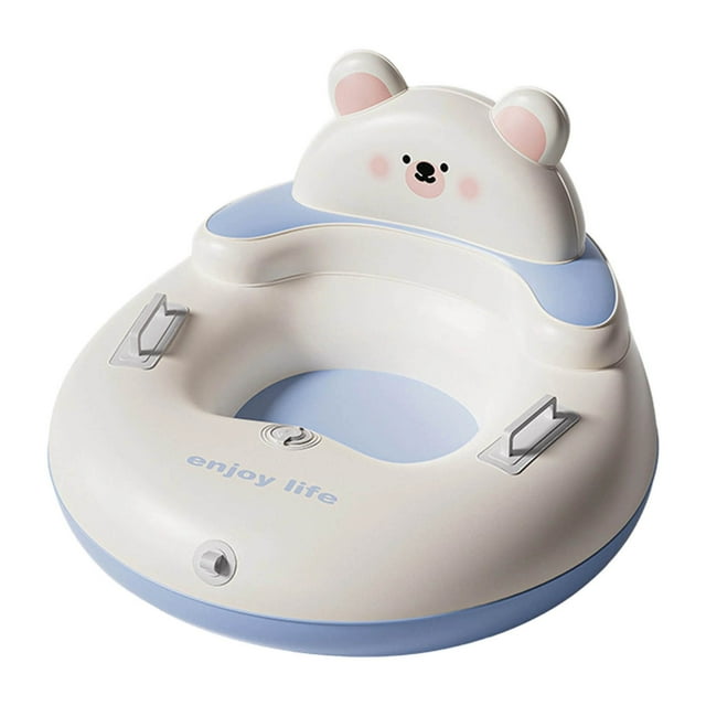 Luge Gonflable pour l'Hiver avec Poignées Jouet en PVC Durable pour Enfants Jeu Extérieur