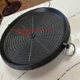 thumbnail image 3 of Sartén para parrilla de barbacoa de estilo coreano con superficie recubierta de Maifan, placa de barbacoa antiadherente sin humo para parrilla interior y exterior, 3 of 5