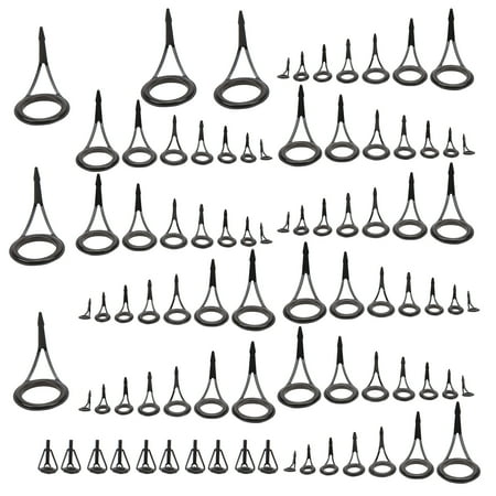 

Straight Single Foot Rings Repair Eyes Single Foot Eyes Rings Repair Kit Wear-resistant Stainless Steel Convenient With Top For Outdoor Fishing