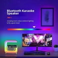 thumbnail image 4 of 4 In 1 Wireless Charger Night Light Lamp, App Control Bluetooth Speaker Alarm Clock, Bedside Charging Lamp Wireless Charger Atmosphere Lampfor iPhone 16 15 14 13 12 Pro Max Plus Samsung Galaxy S21, 4 of 5