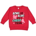 thumbnail image 2 of Inktastic Bows and Bling Its a Cheerleading Thing Toddler Sweatshirt, 2 of 4