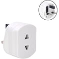 thumbnail image 3 of (2 Pack) Shaver Plug Adaptor Shaving Toothbrush Adapter Epilators Bathroom UK to 2 Pin 3 Tools & Hardware (White, Style 1,1A/ 250V), 3 of 9