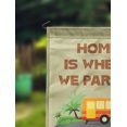 thumbnail image 2 of Printtoo Tan Home Is Where We Park It Motorhome CampingFlagCustom Personalized Camping Flags For Campers Double Sided CampsiteFlag, 2 of 4
