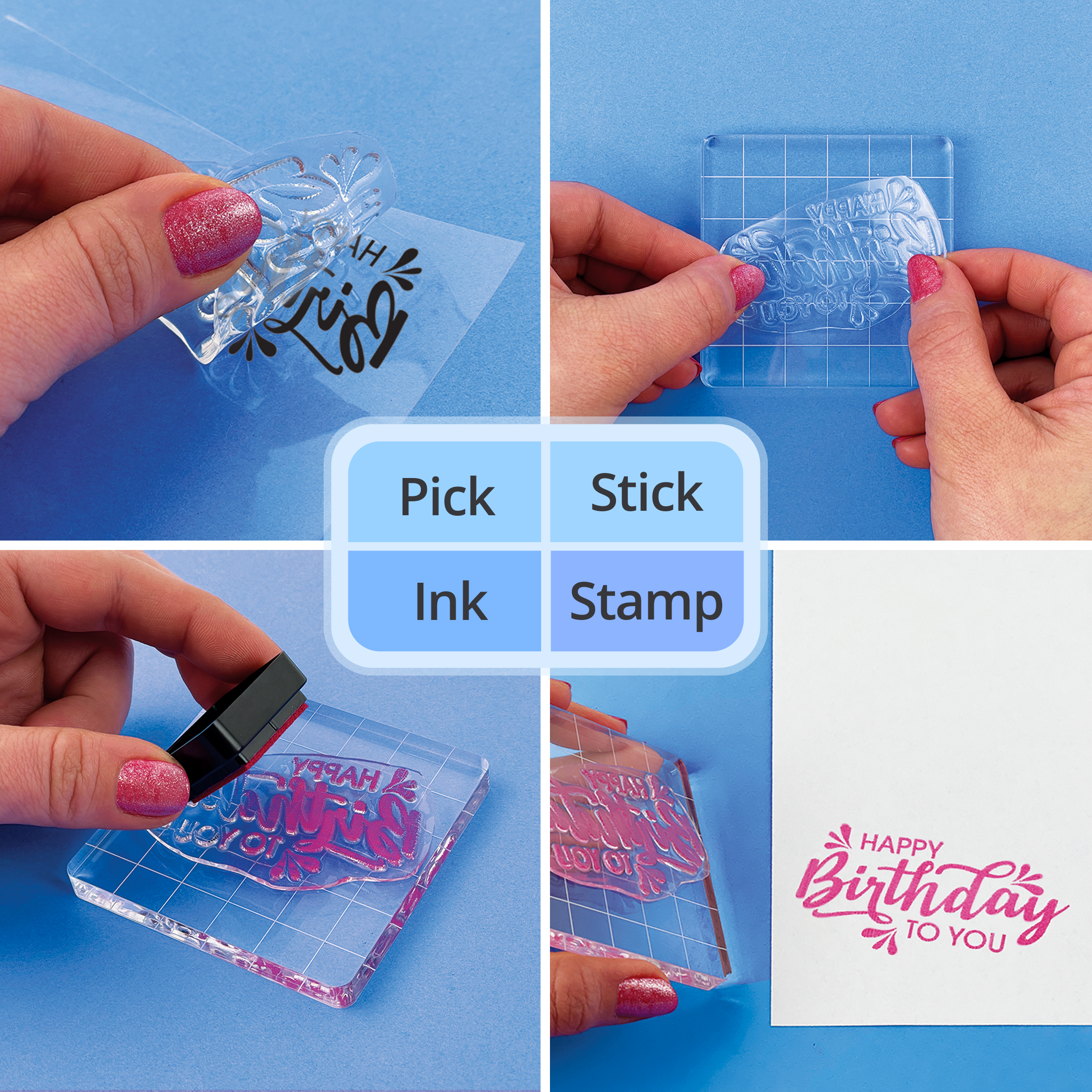 Make & Create Stick & Stamp Kit with Celebration Themes photo 5